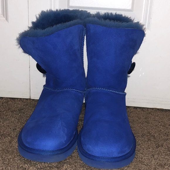 UGG Boots Royal Blue Custom Designed WORN ONCE - Picture 6 of 8